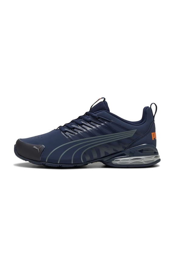Men's Puma Voltaic Evo Nubuck Puma Navy-Gray-Orange (311716 03) - 8.5