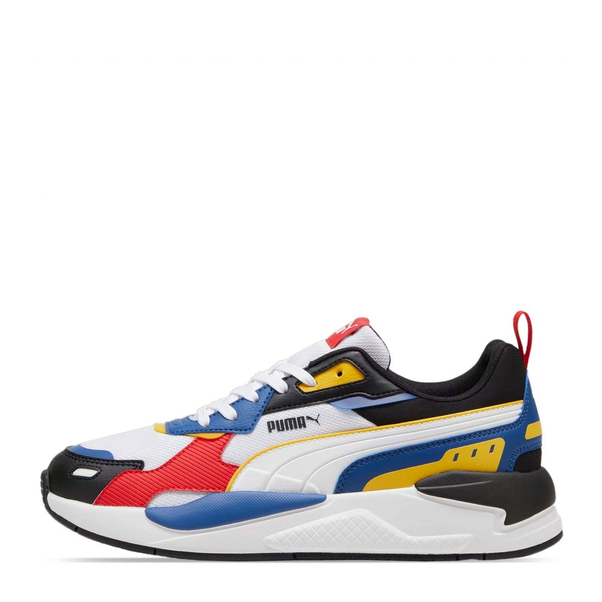 Men's Puma X-Ray 3 White-Yellow-Black-Red (399064 05) - 10.5