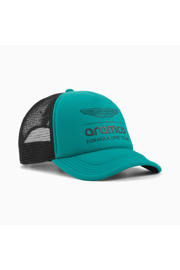 Men's Puma x Aston Martin Aramco F1 Team Trucker Cap Green - OSFA