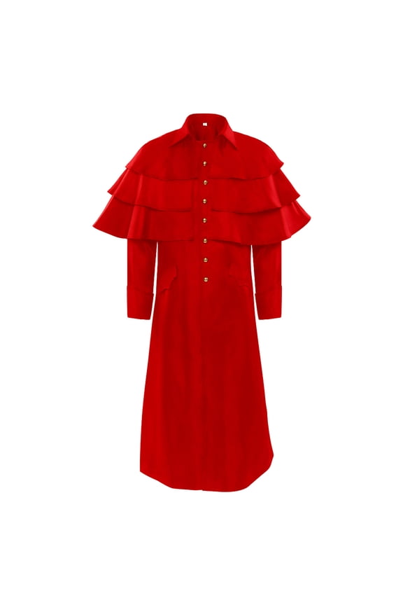 Men's Punk Retro Tuxedo Coat Gothic Dress Jacket Stylish Casual Outerwear for Formal and Everyday Wear