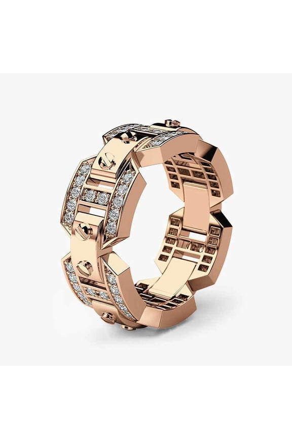 Men's Punk Style Creative Copper Ring