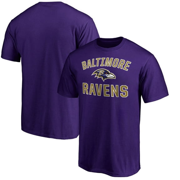 Men's Purple Baltimore Ravens Victory Arch T-Shirt