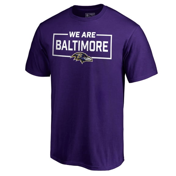 Men's Purple Baltimore Ravens We Are Icon T-Shirt