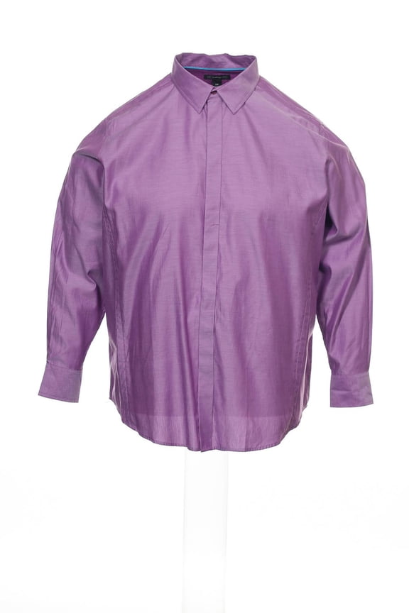 Men's Purple Heather Button Down Shirt