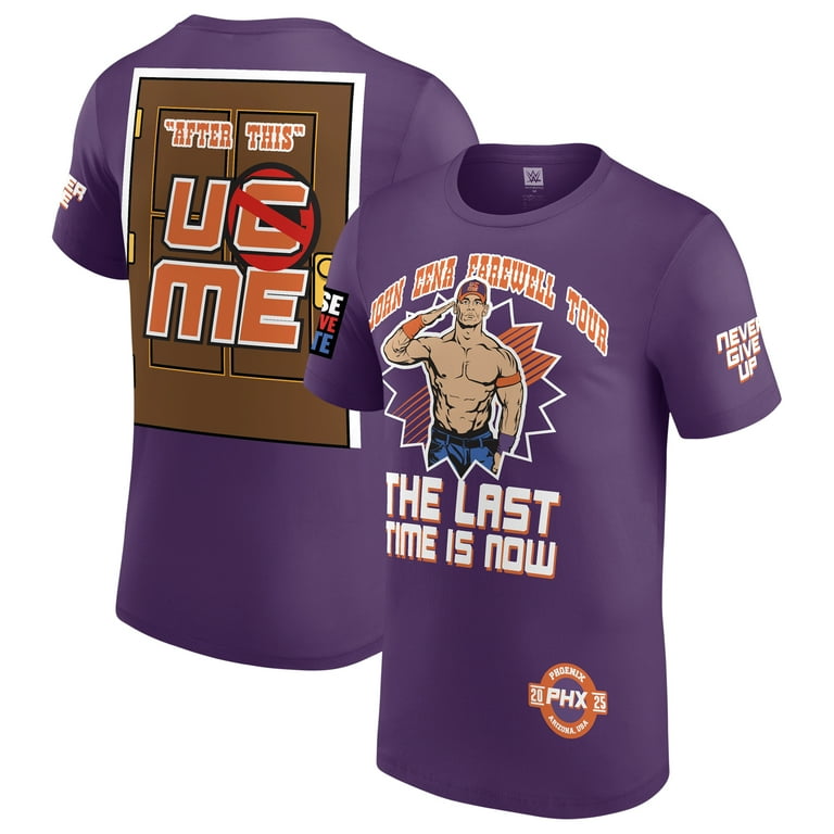 Men's Purple John Cena Farewell Tour 2025 Phoenix T-Shirt