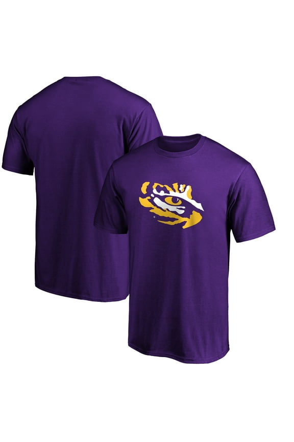 Men's Purple LSU Tigers Team Logo T-Shirt