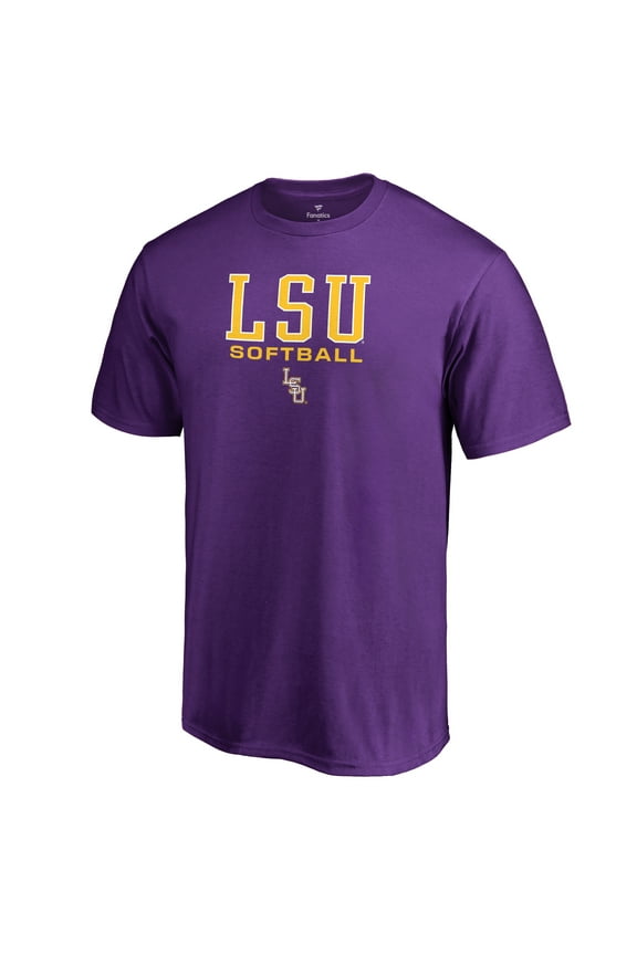 Men's Purple LSU Tigers Team Unity Softball T-Shirt