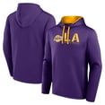 thumbnail image 1 of Men's Logo Athletic Purple Los Angeles Lakers Head Start Pullover Hoodie, 1 of 3