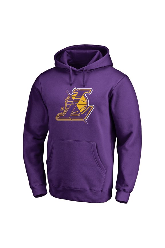 Men's Purple Los Angeles Lakers X-Ray Pullover Hoodie