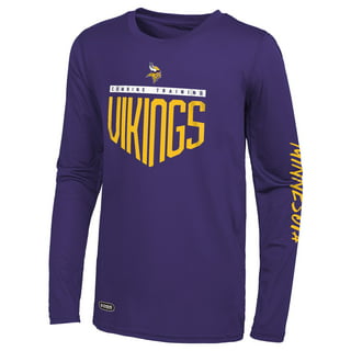 Minnesota Vikings Mitchell & Ness Women's Big Face 7.0 Long Sleeve Jersey T- Shirt - Purple