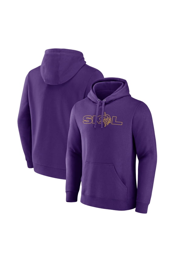 Men's Purple Minnesota Vikings SKOL Pullover Hoodie