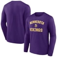thumbnail image 1 of Men's Purple Minnesota Vikings Victory Arch Long Sleeve T-Shirt, 1 of 3