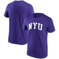 thumbnail image 1 of Men's Purple NYU Violets Basic Team Arch T-Shirt, 1 of 3