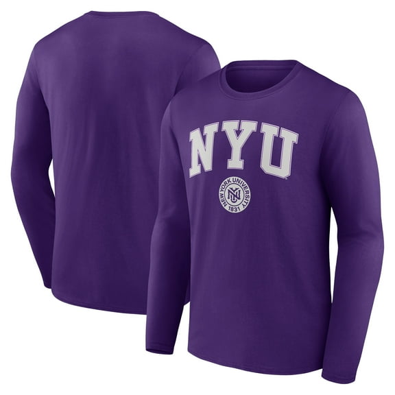 Men's Purple NYU Violets Campus Long Sleeve T-Shirt