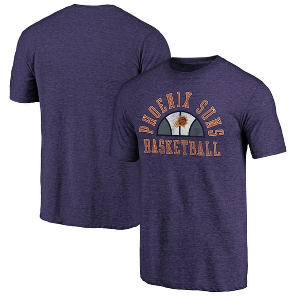 Men's Purple Phoenix Suns Half Classic Tri-Blend T-Shirt