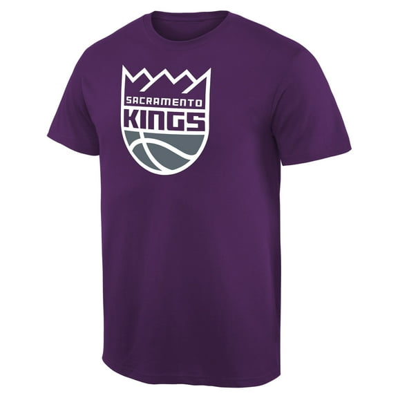Men's Purple Sacramento Kings Primary Logo 2 T-Shirt