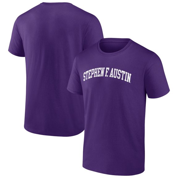 Men's Purple Stephen F Austin Lumberjacks Basic Arch T-Shirt