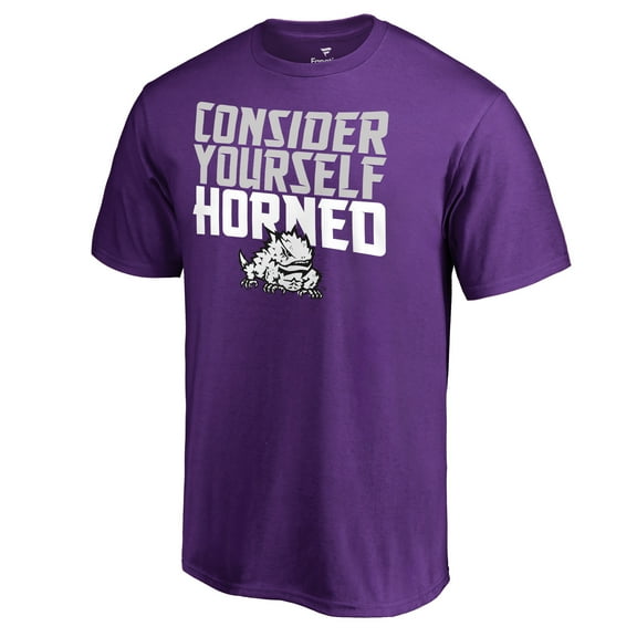 Men's Purple TCU Horned Frogs Consider Yourself Horned T-Shirt