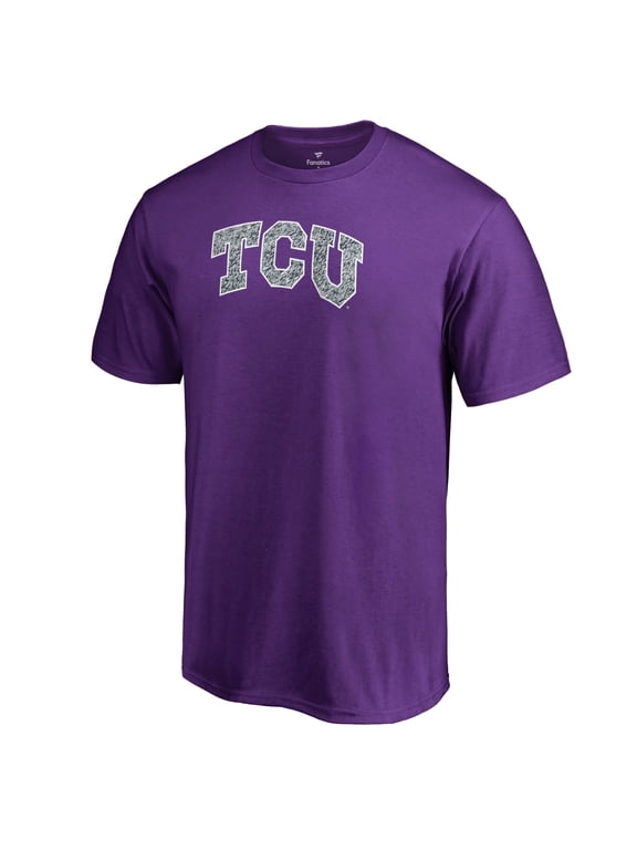 Men's Purple TCU Horned Frogs Static Logo T-Shirt