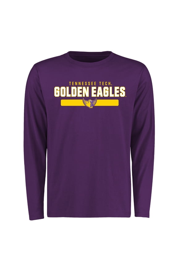 Men's Purple Tennessee Tech Golden Eagles Team Strong Long Sleeve T-Shirt