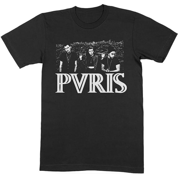 Men's Pvris Photo Slim Fit T-shirt Small Black
