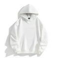 thumbnail image 1 of Men's Quarter Zip Pullover Hoodie Solid Color Fleece Lined Casual Comfort, 1 of 4