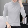 thumbnail image 1 of Men's Quarter Zip Sweater Half Turtleneck Style Knit Casual Winter Long Sleeve, 1 of 9
