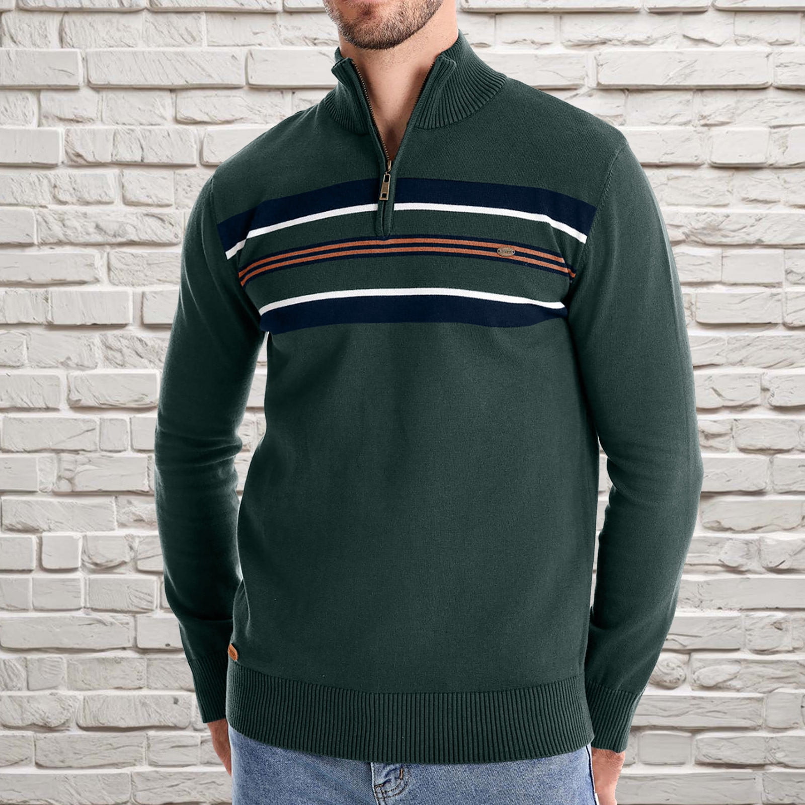 Men-s-Quarter-Zip-Sweater-