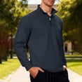 thumbnail image 1 of Men's Quarter Zip Sweater Textured Knit Business Casual Pullover, 1 of 5