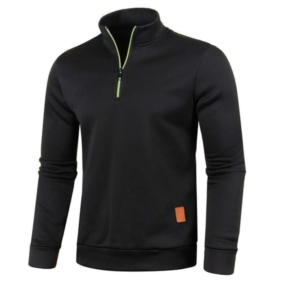 Men's Quarter-Zip Up Pullover Sweater Slim Fit Sweater Casual Lightweight Warm Long Sleeve Neck Sweater Solid Fall Winter 2025