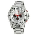 thumbnail image 1 of Men's Quartz Chronograph Stainless Steel Silver-Tone Bracelet Watch, 1 of 3