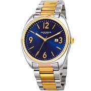 Men's Quartz Date Stainless Steel Two-Tone Bracelet Watch