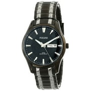 Mens Quartz Day/Date Two Tone Stainless Steel Expansion Watch PJ6049