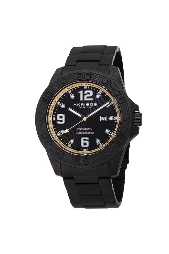 XXIV Men's Quartz Divers Stainless Steel Bracelet Watch