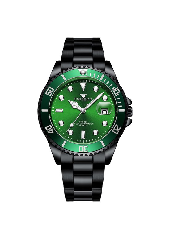 Men's Quartz Sports Wind Fine Steel Belt Calendar Watch Foreign Trade New Watch