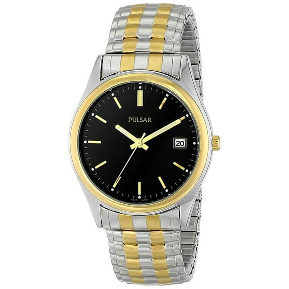 Men's Quartz Two Tone Stainless Steel Expansion Watch PXH428