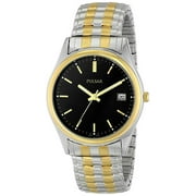 Mens Quartz Two Tone Stainless Steel Expansion Watch PXH428
