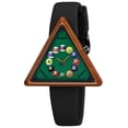 thumbnail image 1 of Men's Quartz Watch Creativity Billiard-Inspired Watch Dial with Colorful Hands and Silicone Strap Surprise Gifts for Men, 1 of 8