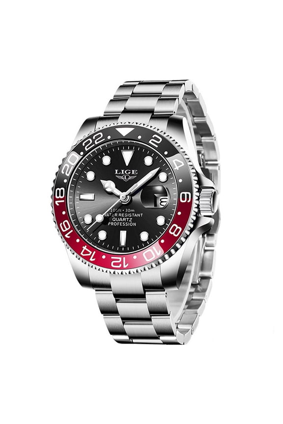 Men's Quartz Watch Fashionable Men's Quartz Three-Hand Watch Waterproof Clock Trendy Fashion Business Men's Wristwatch