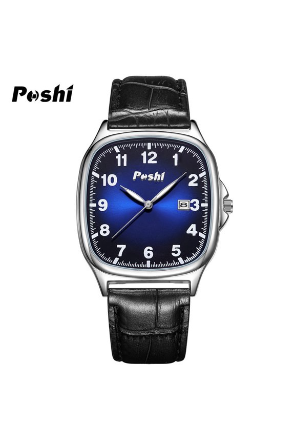 Men's Quartz Watch Trendy Simple Men's Quartz Watch with Calendar Waterproof Luminous Men's Watch Business Fashion Men's Wristwatch
