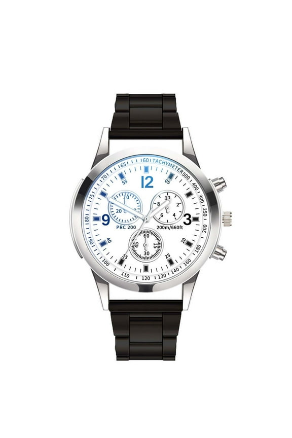 Men's Quartz Wrist Watch Stainless Steel Mesh Band Casual Dress Watch with Date Window Luminous Hands Water Resistant Watch for Men