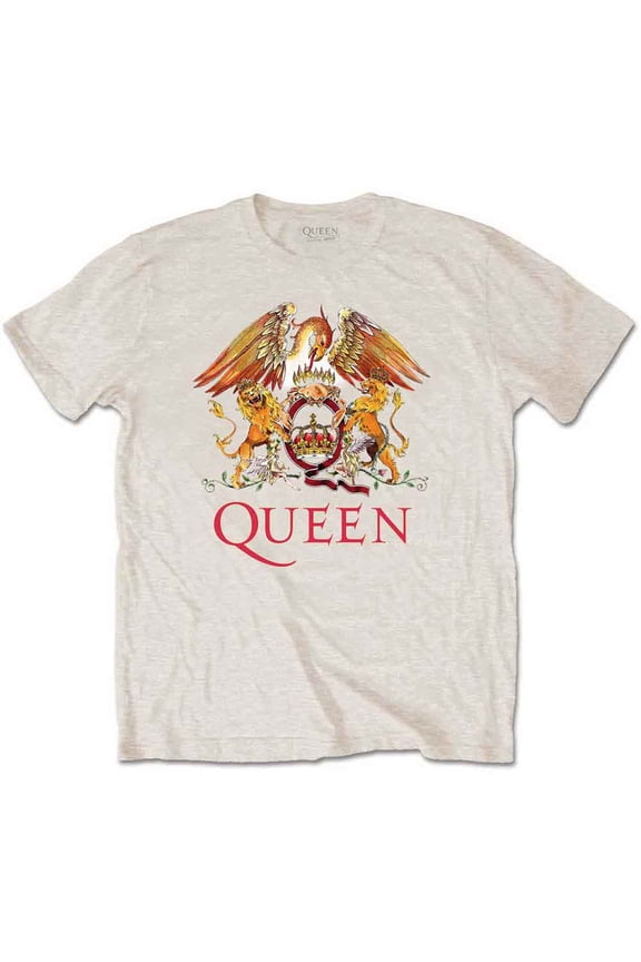 Men's Queen Classic Crest Slim Fit T-shirt X-Large Sand