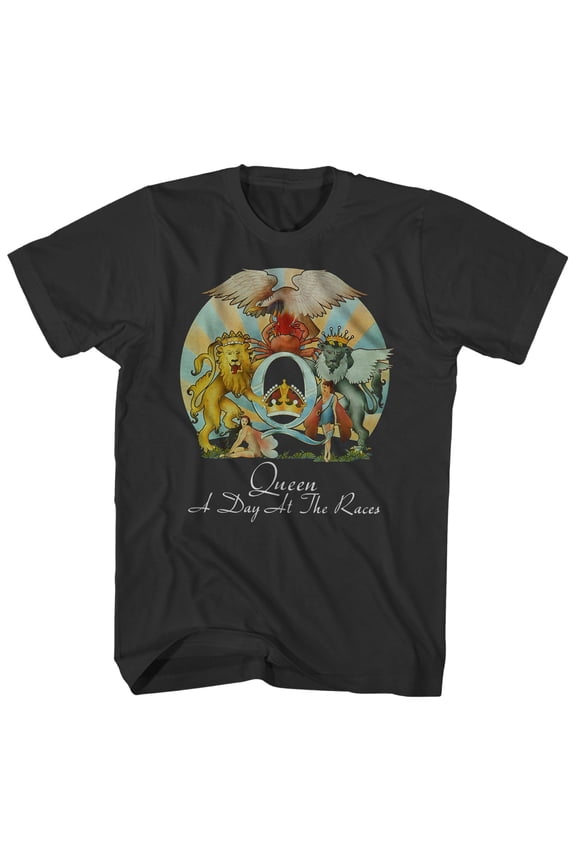 Men's Queen Day at the Races T-shirt Small Black