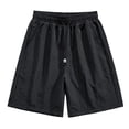 thumbnail image 1 of Men's Quick Dry Athletic Shorts 8" Inseam Water Repellent Nylon Short Pants, Lightweight Stretch Woven Outdoor Hiking Fishing Travel Shorts with Pockets, 1 of 8