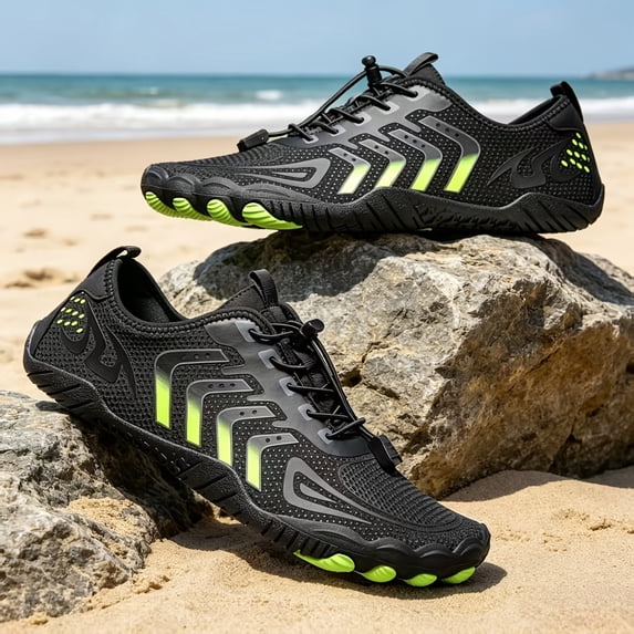 Men’s Quick Dry Barefoot Water Shoes Lightweight Breathable Non Slip Aqua Sneakers for Beach Swimming Hiking Fishing Kayaking Gym Surfing and Outdoor Sports