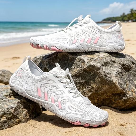 Men’s Quick Dry Barefoot Water Shoes Lightweight Breathable Non Slip Aqua Sneakers for Beach Swimming Hiking Fishing Kayaking Gym Surfing and Outdoor Sports