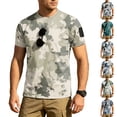 thumbnail image 1 of Men's Quick Dry Camo T Shirts Athletic Running Gym Workout Short Sleeve Tee Shirts for Men, 1 of 7