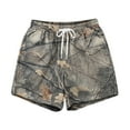 thumbnail image 1 of Men's Quick-Dry Camouflage Swim Trunks with Pockets, Lightweight Breathable Beach Shorts for Outdoor Activities, 1 of 2