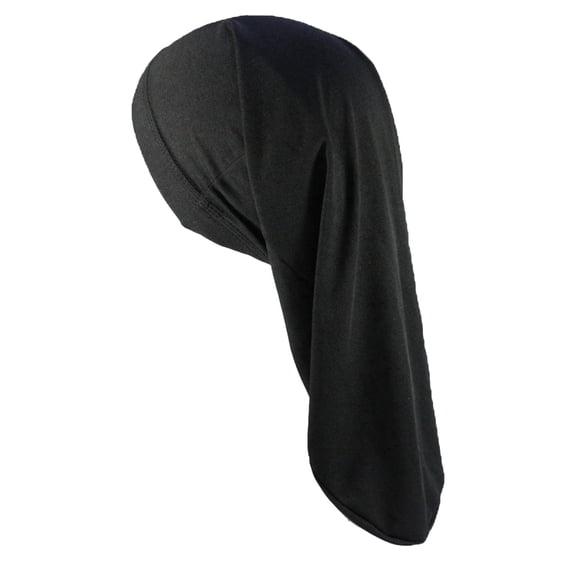 Men's Quick Dry Hair Wrap Long Tail Dreadlocks Hat for Long Length Hair Styling