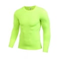 thumbnail image 1 of Men's Quick Dry Long Sleeve Compression Baselayer T-shirts Sports Tops, 1 of 2